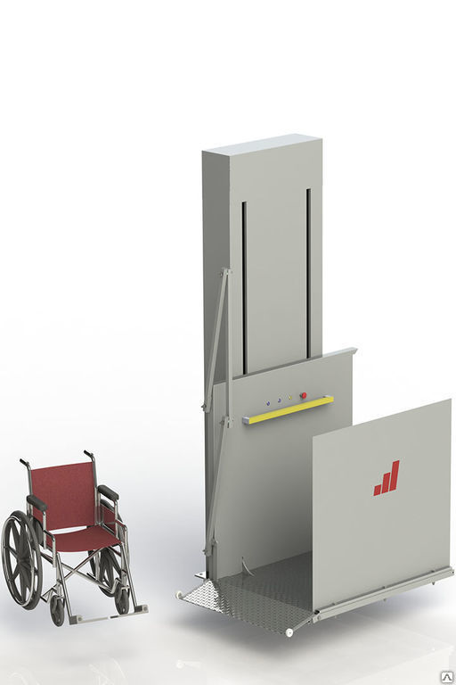 Подъемник вертикальный для инвалидов 1250х900х1100 мм 220 В