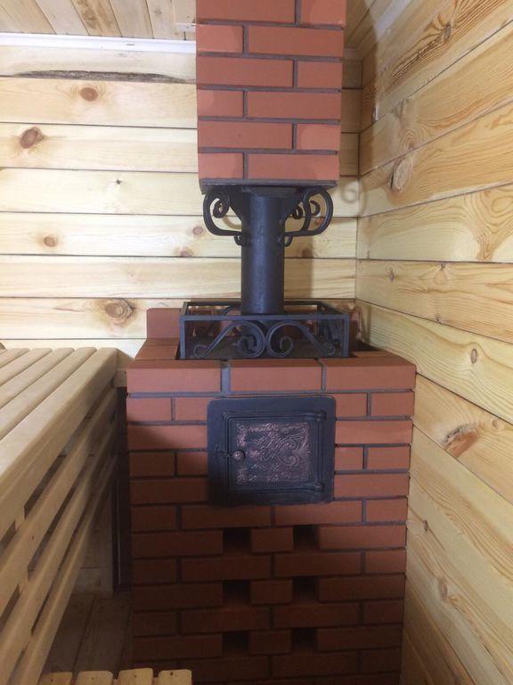 Печь банная с открытой и закрытой каменками Добрыня + духовка, цена в  Нижнем Новгороде от компании Печи Карпова