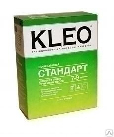 Клей Клео-Стандарт для бумажных обоев 160 гр 7/9 рулонов