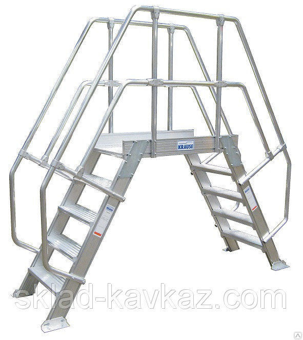 Лестница-трап для 4 ступени шириной 600 мм, наклон 60° KRAUSE 82683