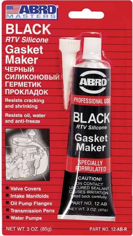 Герметик-прокладка ABRO черный, 85 г