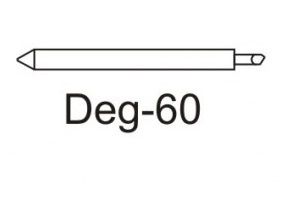 Graphtec Нож Deg-60 для плотных материалов (угол 60) для плоттеров