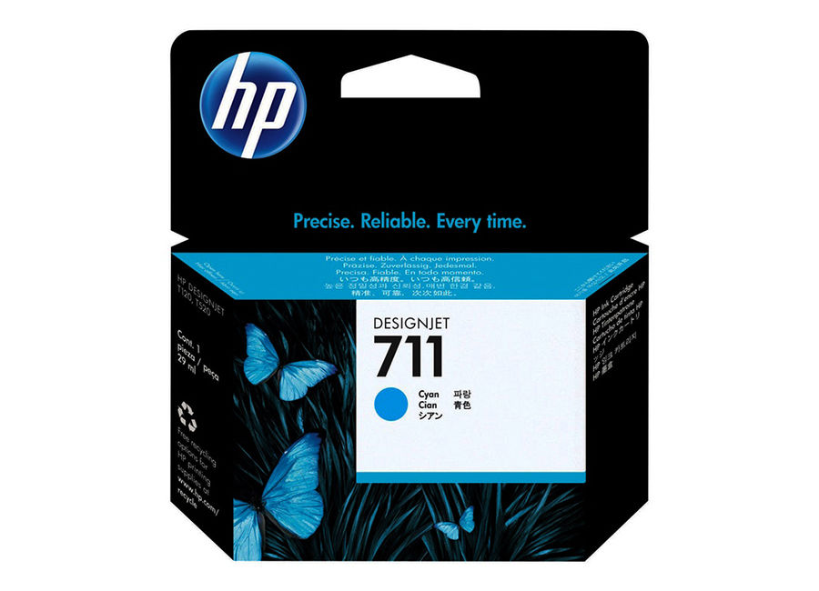 Картридж Hewlett-Packard HP DesignJet 711 Cyan 29 мл (CZ130A)