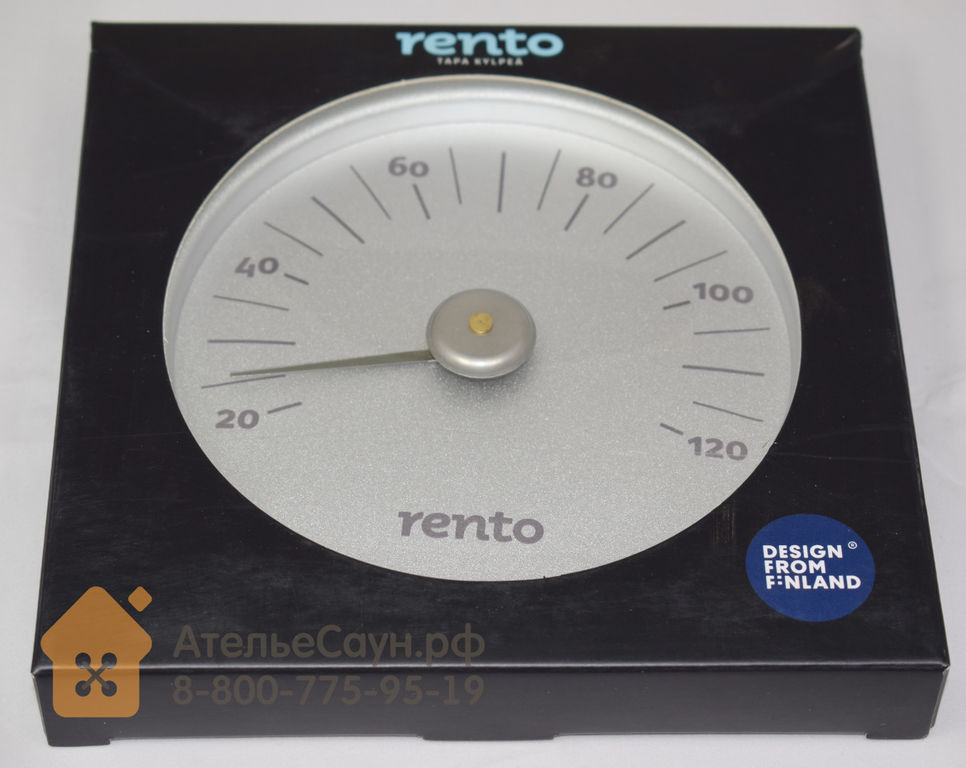 Термометр для сауны Tammer-Tukku Rento алюминиевый (алюминий, арт. 263790) 2
