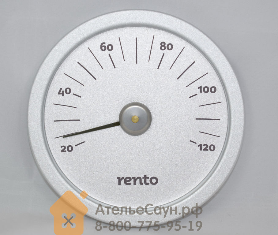 Термометр для сауны Tammer-Tukku Rento алюминиевый (алюминий, арт. 263790) 3