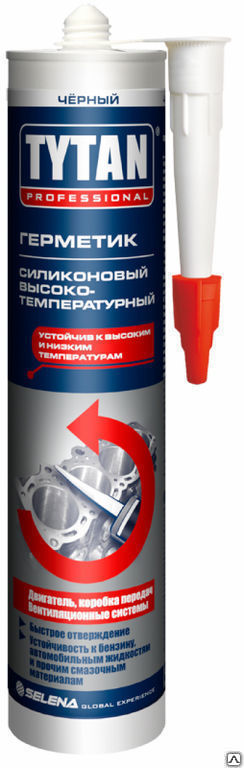 Герметик силиконовый высокотемпературный TYTAN красный