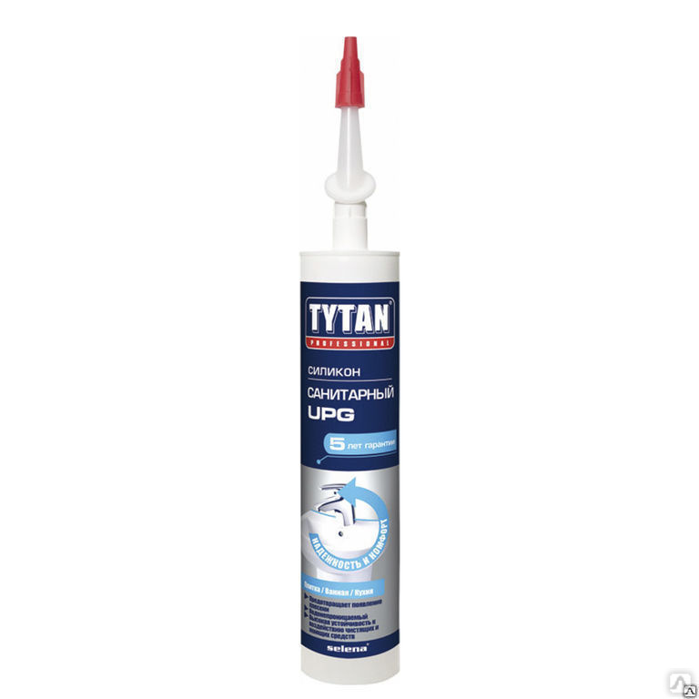 Герметик силиконовый санитарный TYTAN UPG белый, бесцветный 310мл, цена ...