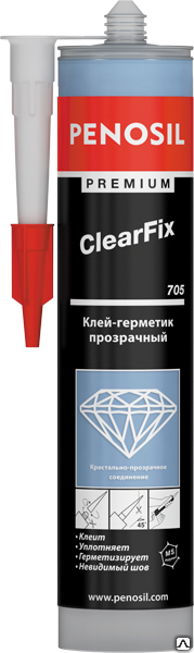 PENOSIL Premium ClearFix 705 гибрид. клей-герметик, прозрач. 290мл