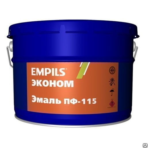 Эмаль ПФ-115 Empils эконом белая 10 кг
