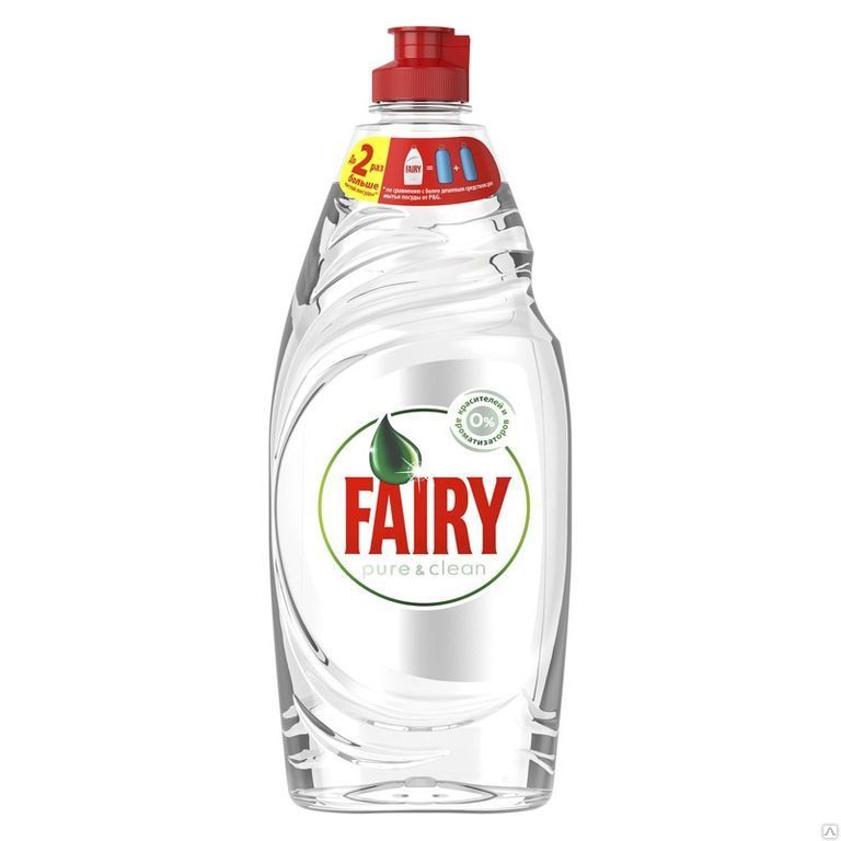Средство для мытья посуды Fairy "Pure&Clean", 650 мл (ПОД ЗАКАЗ)
