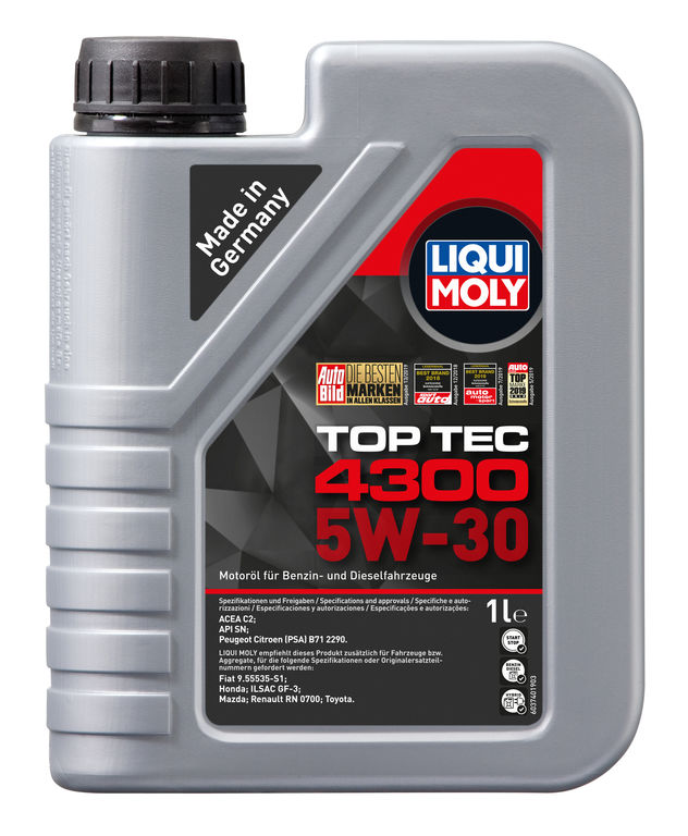 Масло моторное LIQUI MOLY Top Tec 4300 5W-30 (1 л)