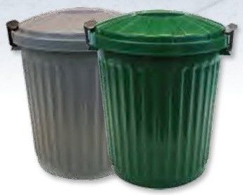 Бак мусорный Denox Oscar 43 л зеленый