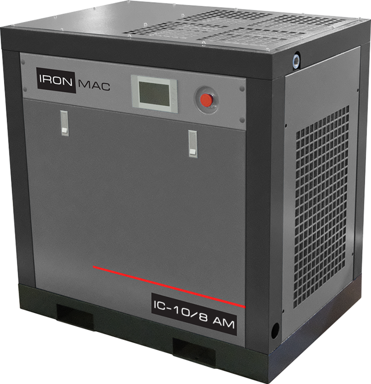 Винтовой компрессор IRONMAC IC 10/8 AM 1,06 м3/мин 8 бар 7,5 кВт