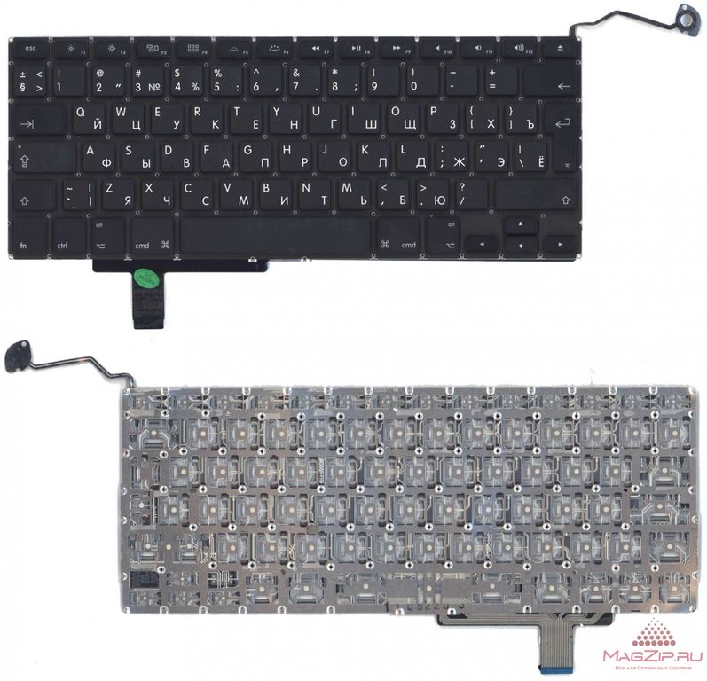 Клавиатура для ноутбука APPLE MacBook A1297 черная большой Enter