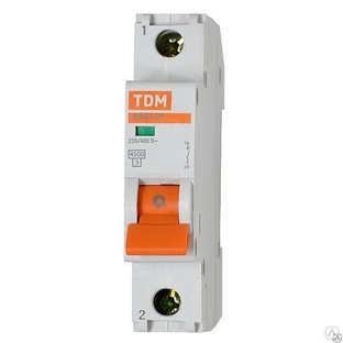 Автоматический выключатель ВА47-29 1Р 32А 4,5кА х-ка С TDM. 