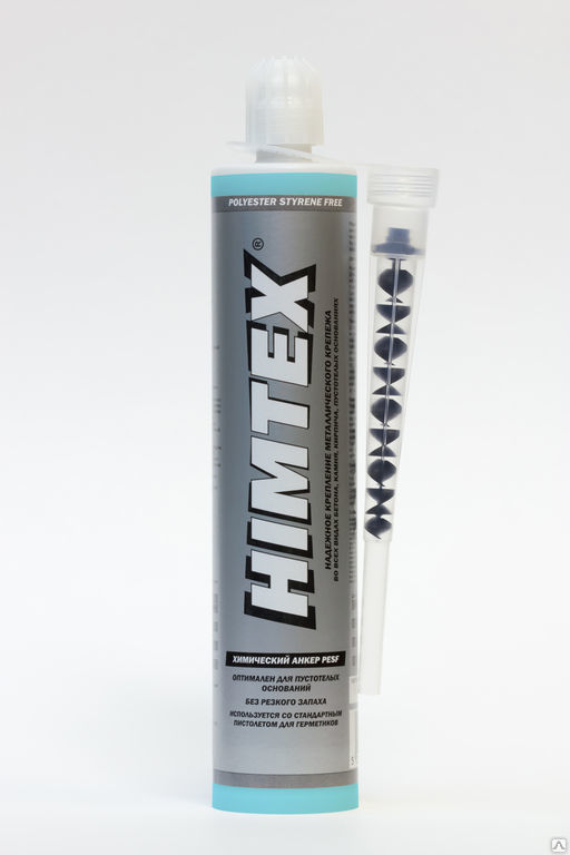 Химический анкер HIMTEX PESF 300мл для пустотелых оснований и бетона