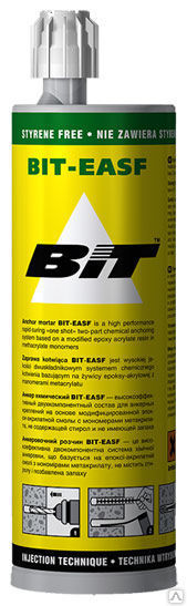 Химический анкер BIT-EASF 400мл (бетон, железобетон, Высокие нагрузки)