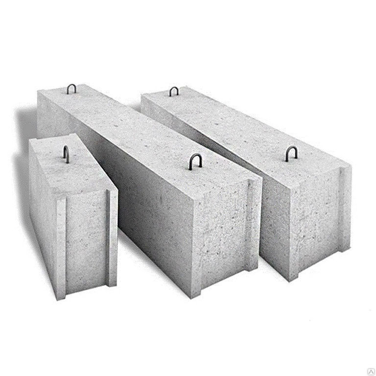 Блок фундаментный ФБС-24.4.6 2,4х0,4х0,58 м, 1,3 т