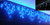 Гирлянда LED бахрома цвета белый холодный и синий #2