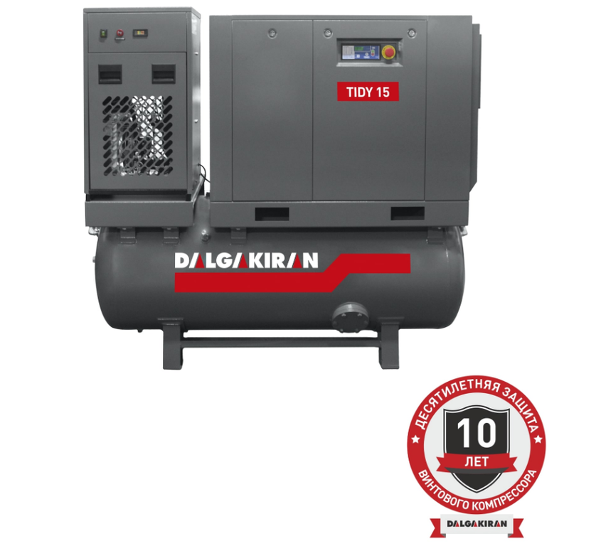 Винтовой компрессор DALGAKIRAN Tidy 15-10 500L Compact