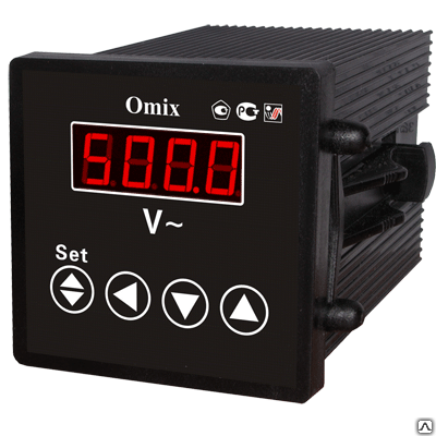 Вольтметр цифровой Omix P1212-V-1-0.5-K