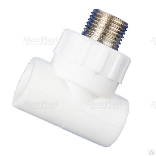 Тройник PPRC с НР 20х1/2 MeerPlast, цена в Омске от компании Промпоставка