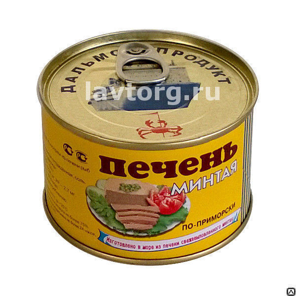 Печень минтая по-приморски ДМП, 240 г, цена в Москве от компании ...