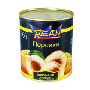 Персики в сиропе "Rean" 425 г.