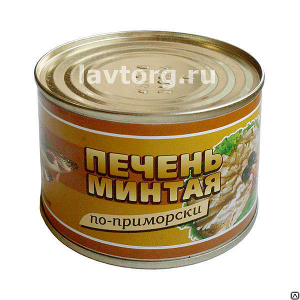 Печень минтая по-приморски «Большекаменский», 230 г