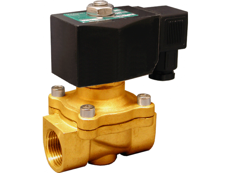 Клапан электромагнитный нормально закрытый 2W21-15 GBV DC 12В, цена в ...