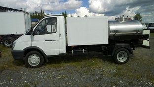 Комбинированный фургон с изотермическим отсеком и пищевой цистерной 