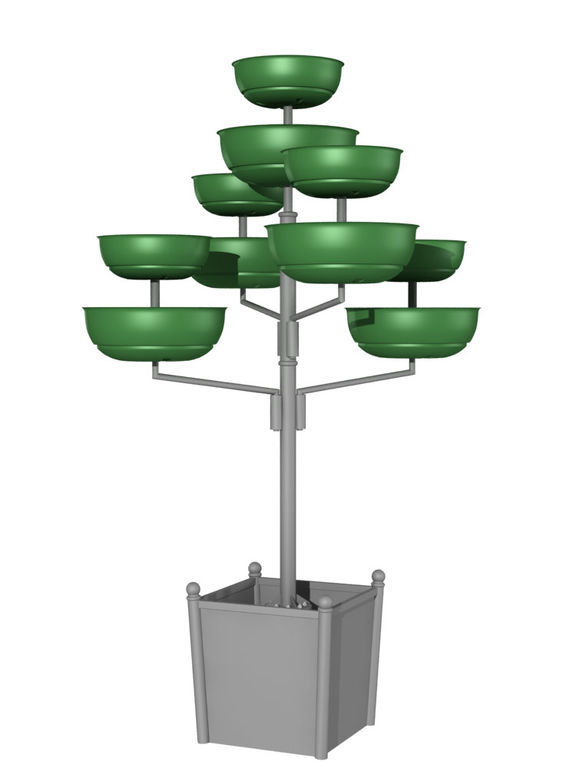 Дизайн вертикального озеленения Мобильное дерево 1