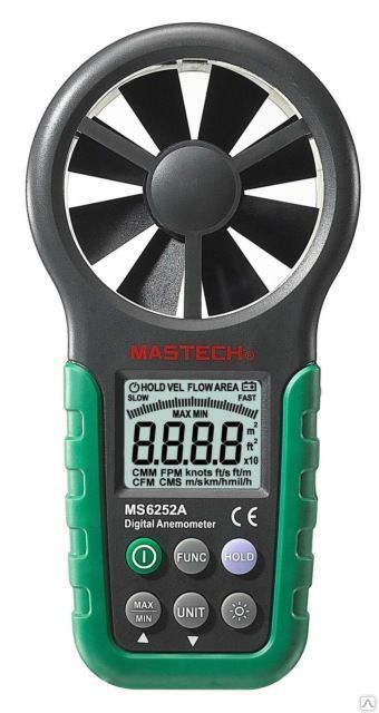 Анемометр скорости воздуха цифровой Mastech MS6252A