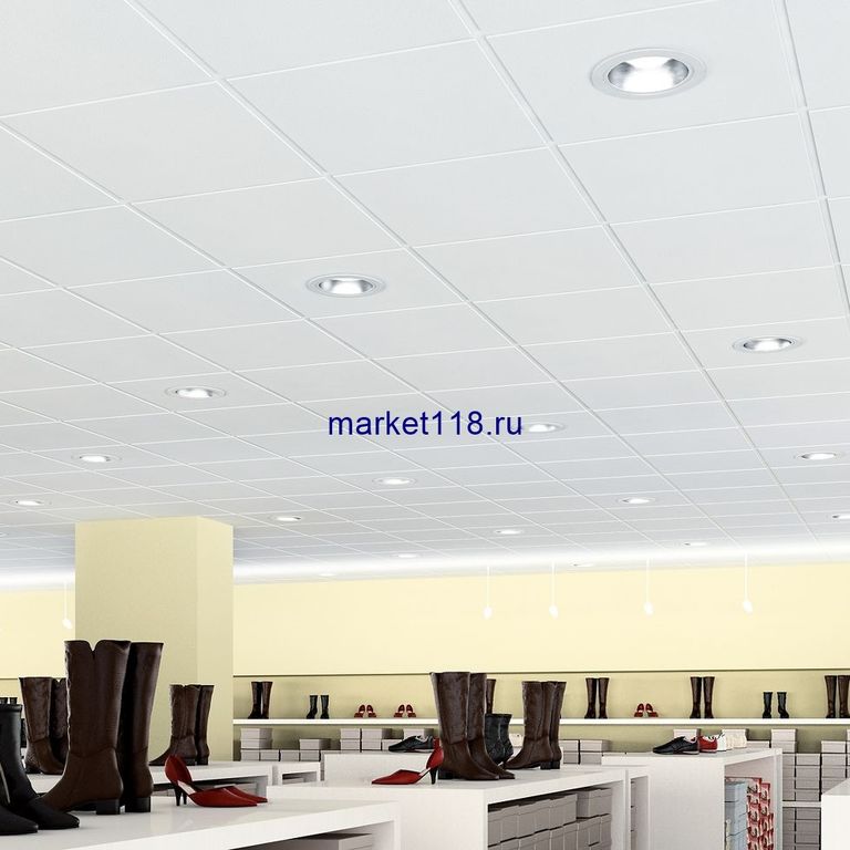 Потолок подвесной Armstrong Retail Microlook 600x600x14