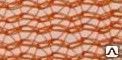 Сетка фасадная оградительная защитная оранжевая плотность 72 гр/м2