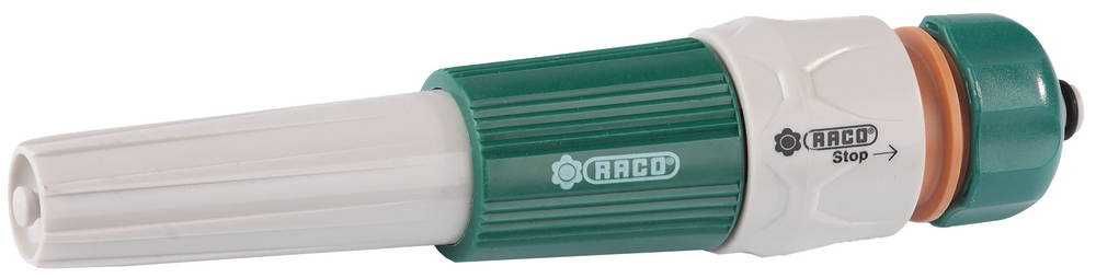 Поливочный наконечник RACO 382C с соединителем 1/2", плавная регулировка, пластиковый 4255-55/382C