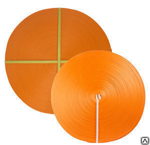 Лента текстильная для ремней TOR 25 мм 1200 кг (оранжевый)