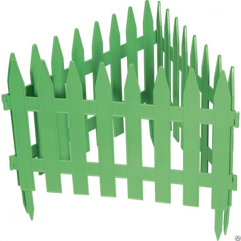 Забор декоративный "Рейка" 28 х 300 см, зеленый, Россия. Palisad PALISAD