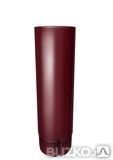 Труба водосточная металлическая 90*3000 GRAND LINE (белый, коричневый)