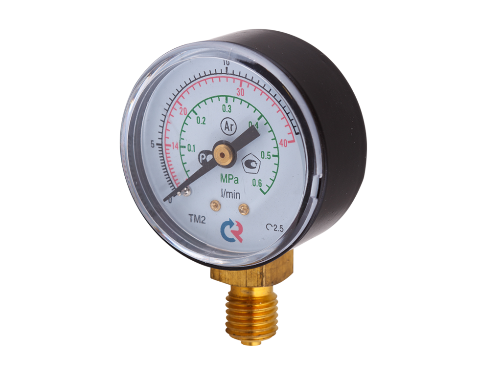 Манометр ТМ-210Р (0-40/14 L/min ( 0,6 МРа) Ar (Аргон ), цена в Краснодаре  от компании Торговый дом Регионпромсервис