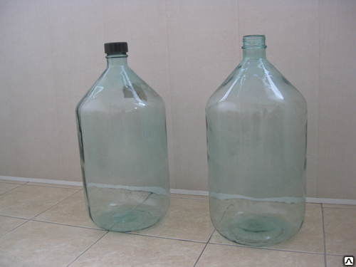 Бутылки стеклянные 20 л для виноделов