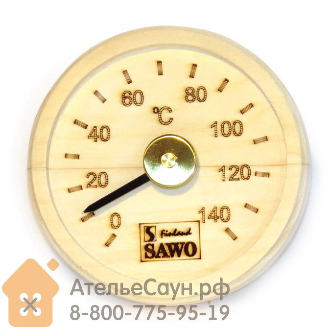 Термометр Sawo 102-TA (осина) 2