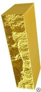 Кирпич гиперпрессованный одинарный "Брик Филд" М-200 "Дикий камень" ярко-желтый ложок + тычок (240 шт/уп) 