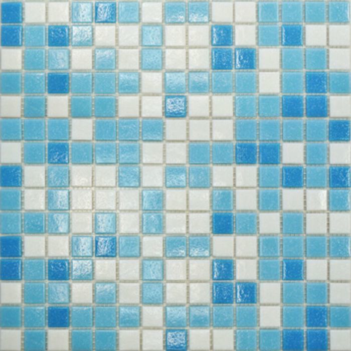 Мозаика Elada Mosaic. МСD002Р (327x327x4 мм) бело-голубой на бумаге