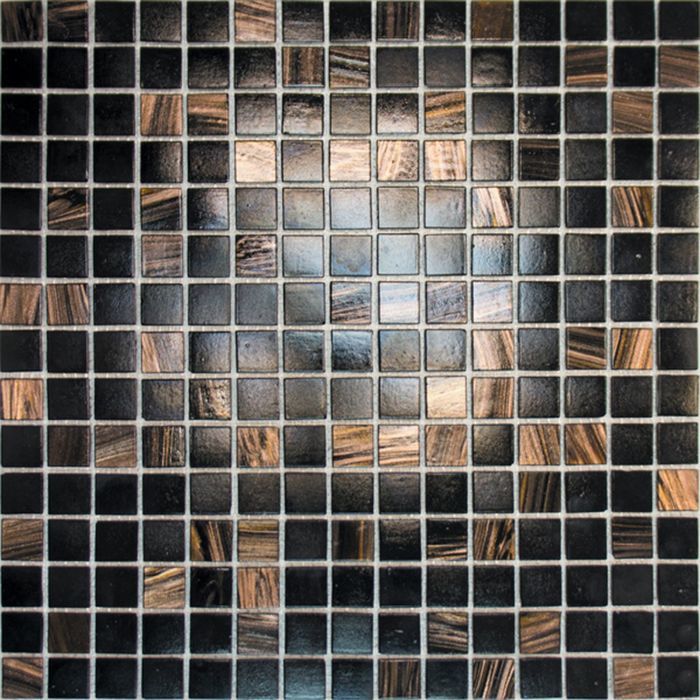 Мозаика Elada Mosaic. HK-12 (327x327x4 мм) чёрное золото