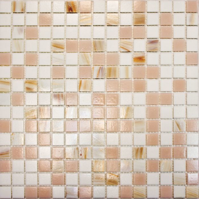 Мозаика Elada Mosaic. HK-13 (327x327x4 мм) бело-розовый микс