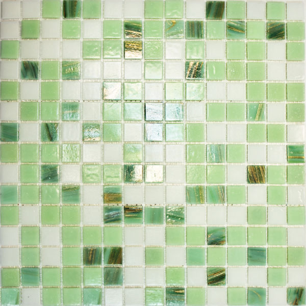 Мозаика Elada Mosaic. HK-17 (327x327x4 мм) зелёный микс