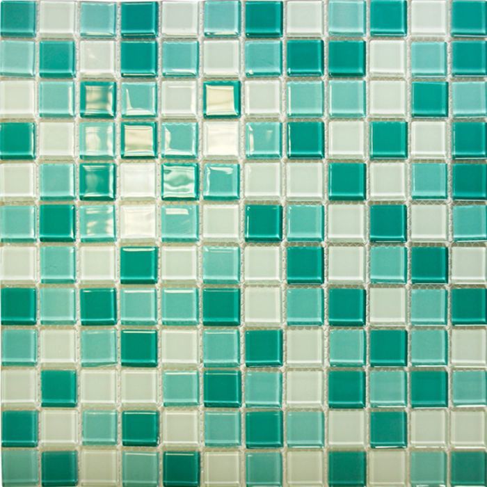 Мозаика Elada Mosaic. CB401 (300x300x4 мм) бирюзовый микс
