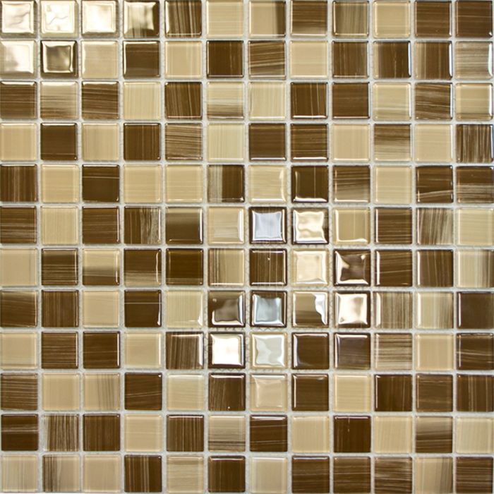 Мозаика Elada Mosaic. JSM-CH1018 (300x300x4 мм) бежевая полосатая