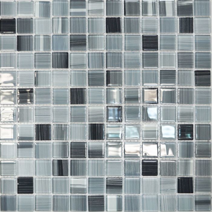 Мозаика Elada Mosaic. JSM-CH1023 (300x300x4 мм) серая полосатая